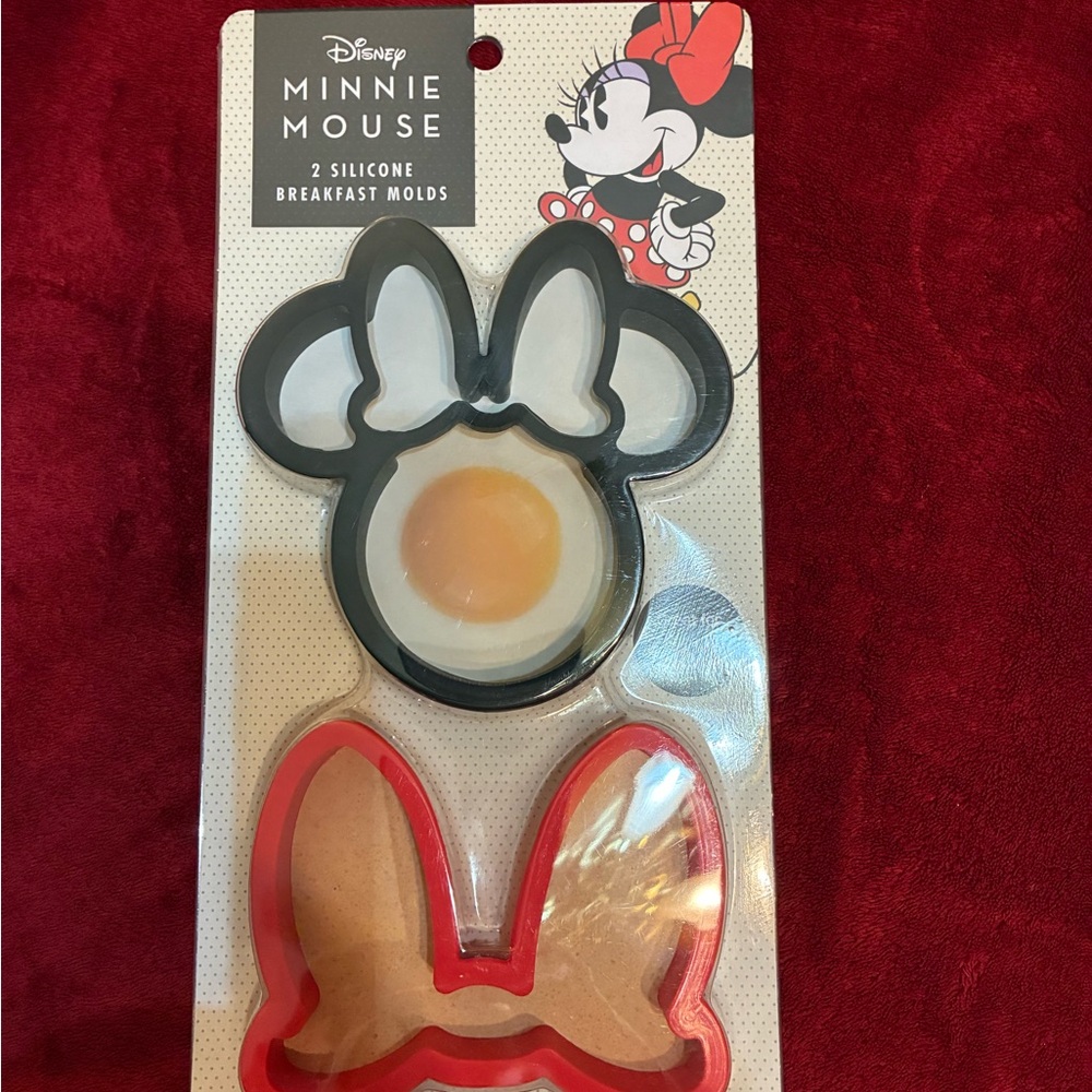 Disney Minnie Mouse Black and Red Silicone Molds